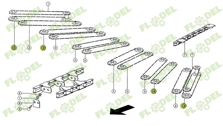 Lant header porumb combina tocat siloz CLAAS JAGUAR 912991