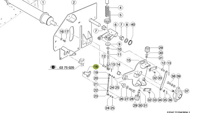 Parghie potentiometru CLAAS OR