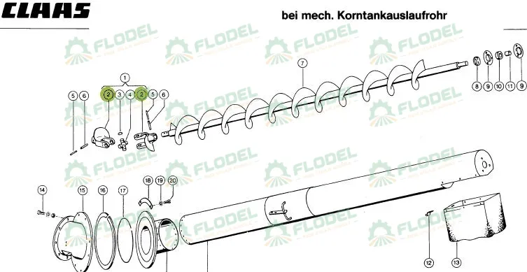 Snec / Furca articulata CLAAS 654586