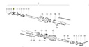 Furca cardan 21 nuturi 626313