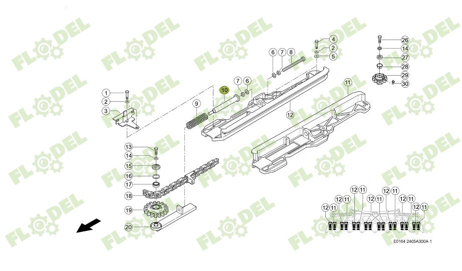 Ghidaj arc culegator porumb CLAAS CONSPEED 995664 Original CLAAS