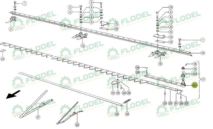 Capat bara combina Claas 670406