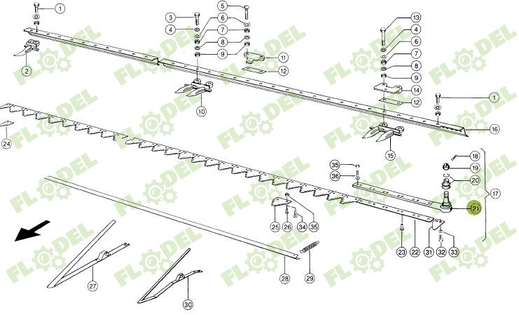 Capat bara combina Claas 670406