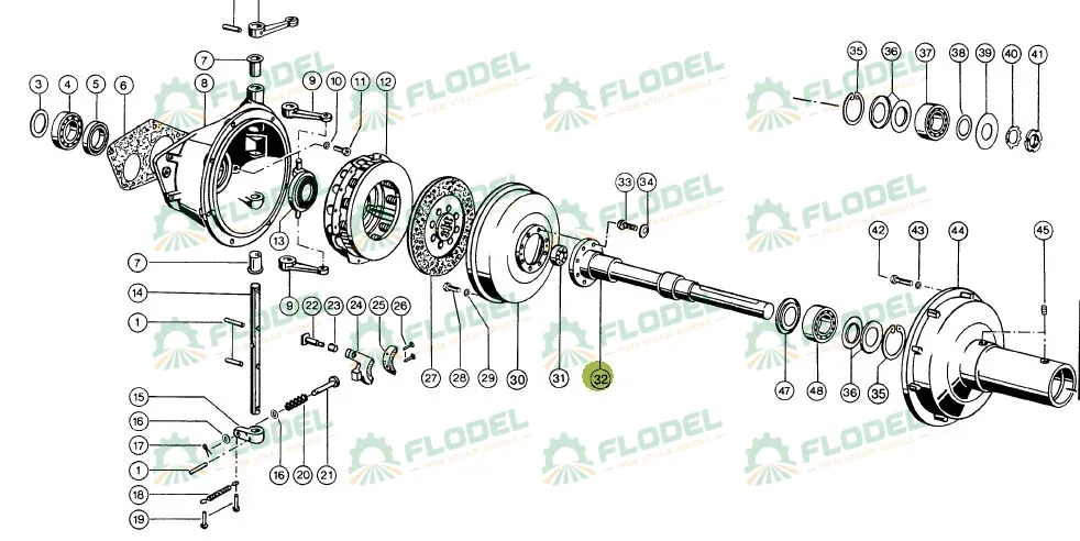 Ax ambreiaj combina CLAAS 609428
