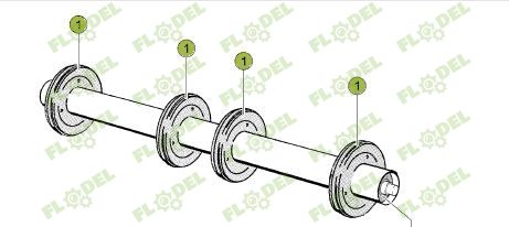 Rola tambur alimentare combina CLAAS  650701 CLAAS OR