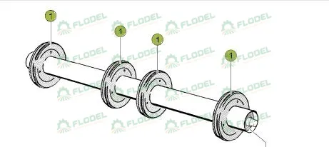 Rola tambur alimentare combina CLAAS  650701 CLAAS OR