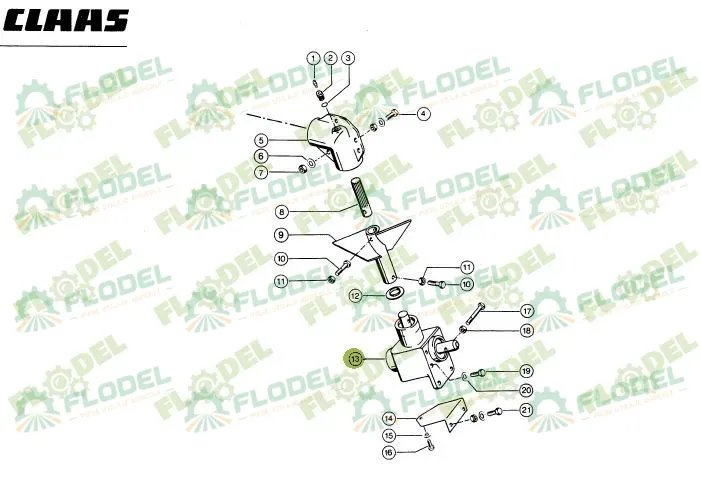 Grup complet descarcare combina CLAAS 603839 STANDARD
