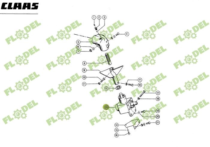 Grup complet descarcare combina CLAAS 603839 STANDARD