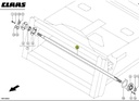 Ax gat combina CLAAS LEXION 517441