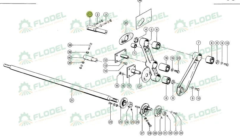 Pivot casa sitelor CLAAS 263x36mm 662187
