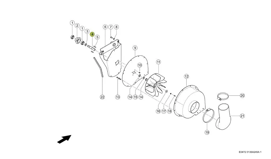 Ax cos radiator combina CLAAS 773036