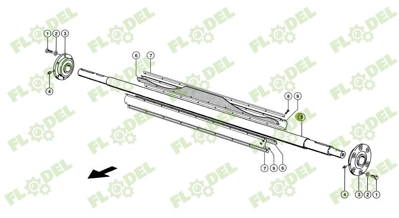 Ax rotor combina CLAAS LEXION 667903