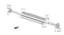 Ax rotor combina CLAAS LEXION 667903