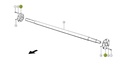 Lagar cu rulment ax rotor combina CLAAS 667404