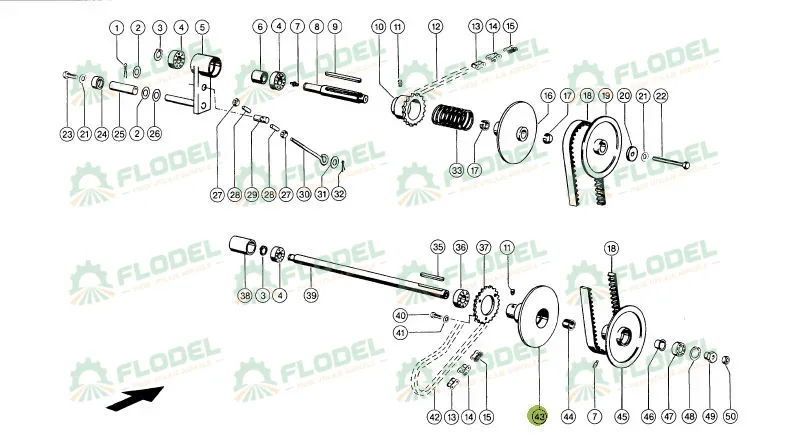 Fulie rabator CLAAS 205x30mm 670202