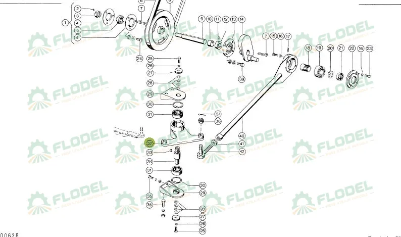 Biela ghidaj CLAAS DOMINATOR 673347