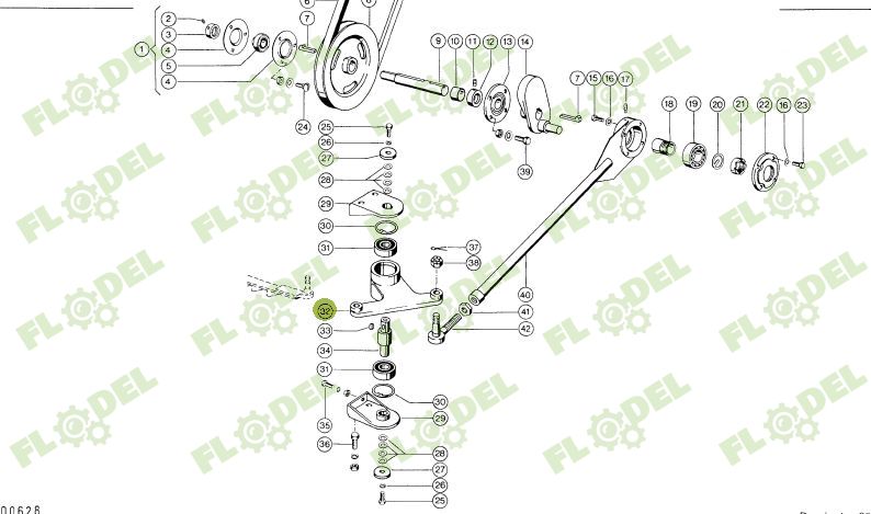 Biela ghidaj CLAAS DOMINATOR 673347