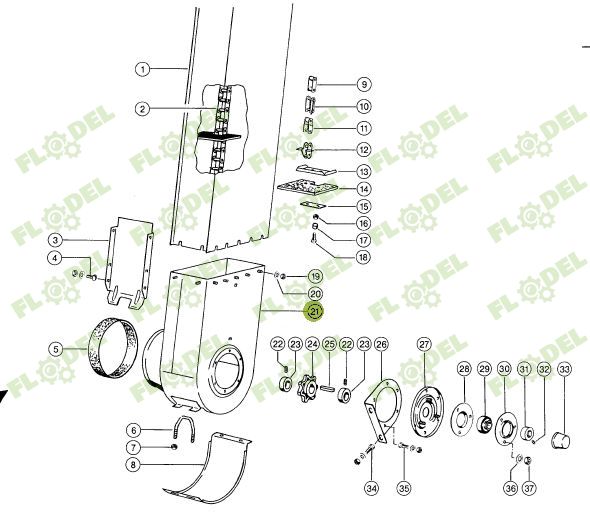 Picior elevator combina CLAAS 687330