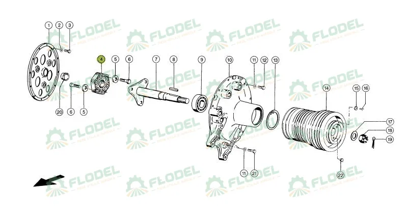 Cuplaj motor SGF calitate superioara pentru combina CLAAS  649482