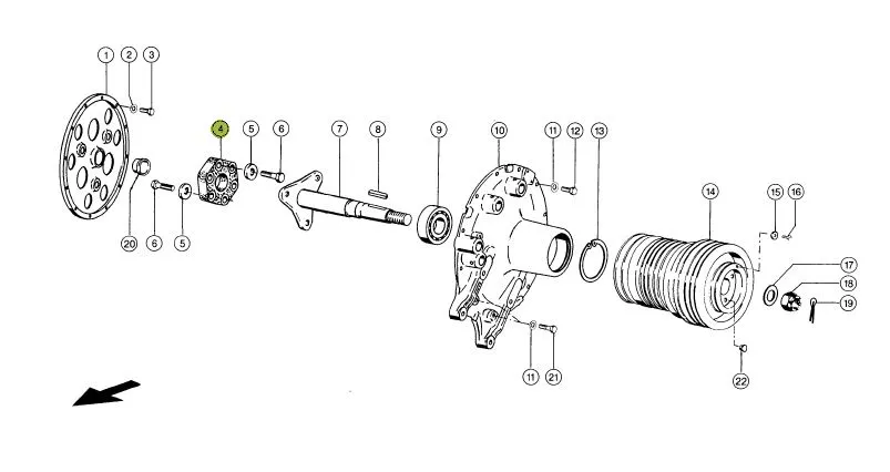 Cuplaj motor SGF calitate superioara pentru combina CLAAS  649482