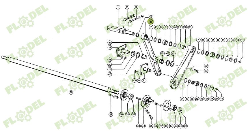 Brat balansier combina CLAAS DOMINATOR 600800