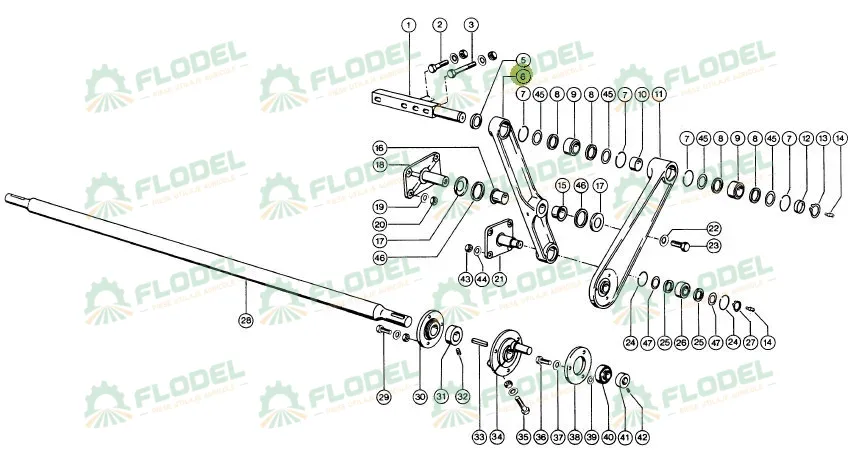 Brat balansier combina CLAAS DOMINATOR 600800