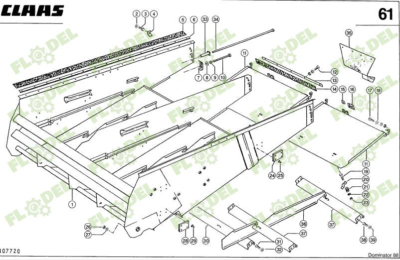 Casa sitelor combina CLAAS 662234