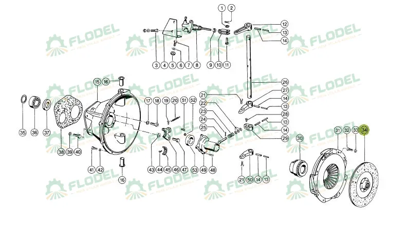 Disc ambreiaj combina CLAAS 609425 SACHS