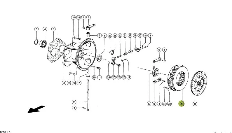 Placa de presiune tracotare CNH / CLAAS 643605
