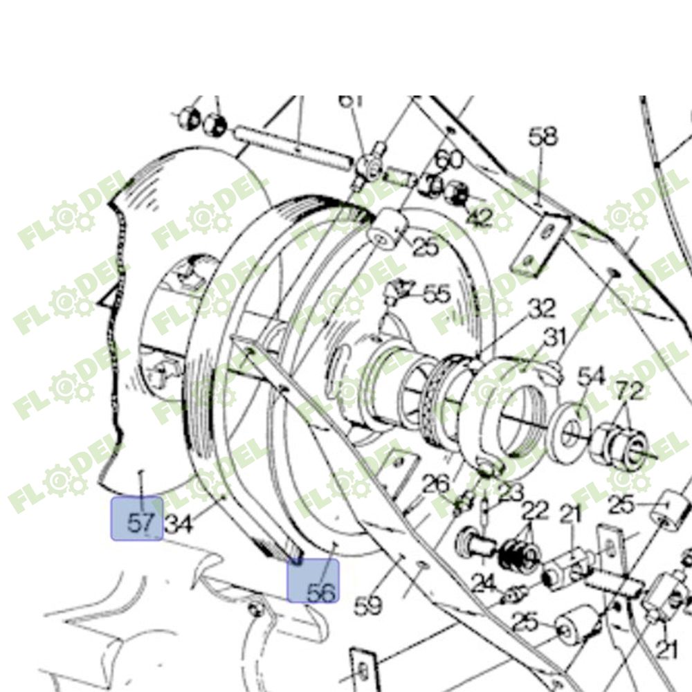Variator complet combina NEW HOLLAND 80388048 80388159