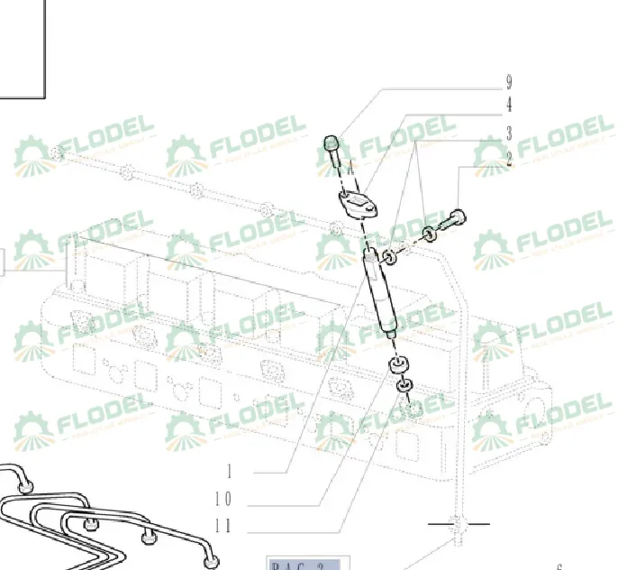 Injector complet tractor CASE-IH NEW HOLLAND 87802537 Original CNH