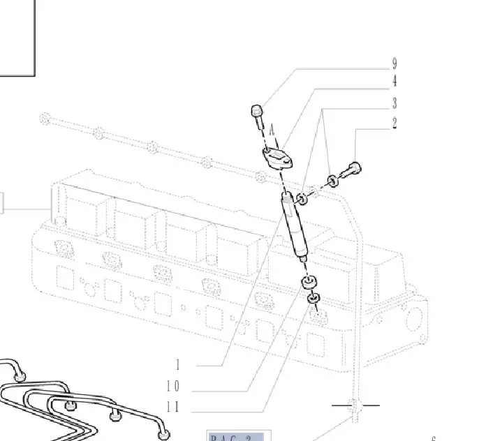 Injector complet tractor CASE-IH NEW HOLLAND 87802537 Original CNH