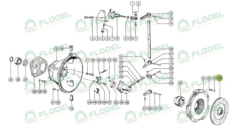 Disc ambreiaj combina Claas Dominator 609425