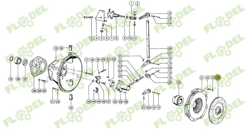 Disc ambreiaj combina Claas Dominator 609425