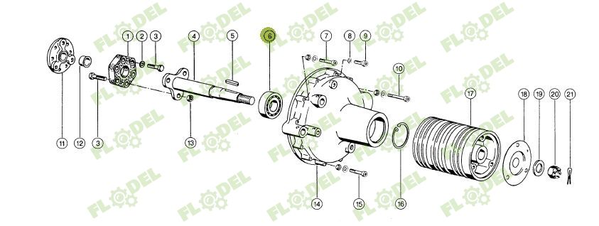 Rulment FAG 6310-2RS-C3