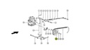 Fulie compresor climatizare CLAAS - 12V -168mm 622877
