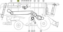 Curea 3HB actionare rotor combina CLAAS LEXION 644961 GATES
