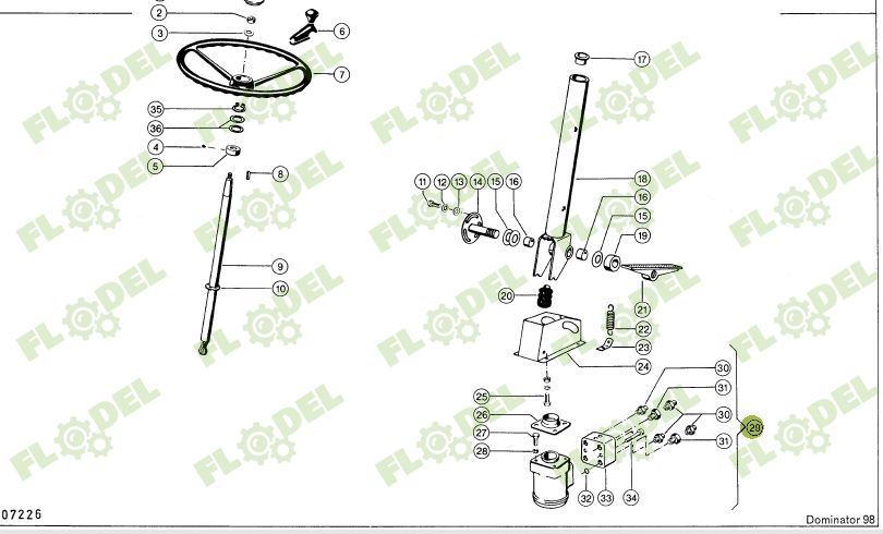 Pompa directie combina agricola CLAAS 685388