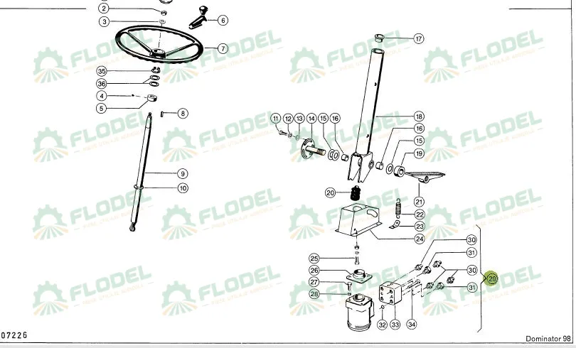 Pompa directie combina agricola CLAAS 685388