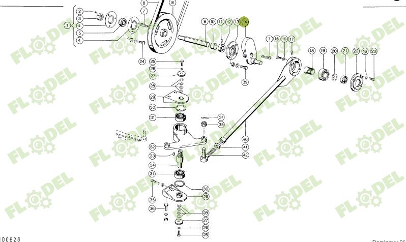 Excentric heder paioase CLAAS - 35 mm 676289