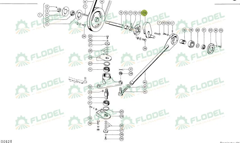 Excentric heder paioase CLAAS - 35 mm 676289