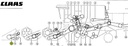 Curea 3HB combina CLAAS 692149 GATES