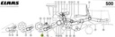 Curea cutit header paioase combina CLAAS 713506 GATES