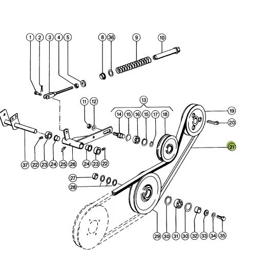 Curea cutit header paioase combina CLAAS 713506 GATES