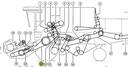 Curea gura alimentare combina CLAAS 629836 GATES