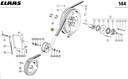 Curea gura alimentare combina CLAAS 629836 GATES