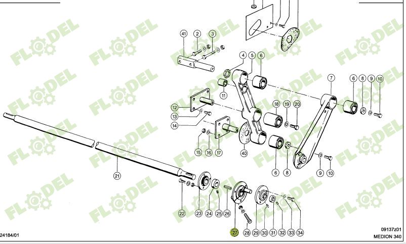 Butuc excentric combina CLAAS ST. 600791