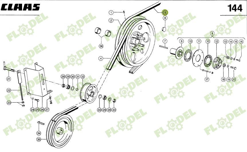 Curea Gates 673638 3160x32mm