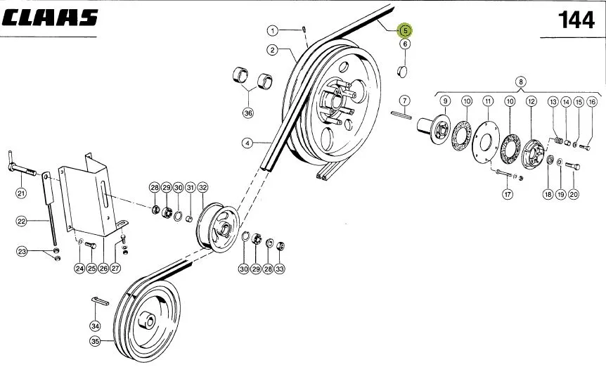 Curea Gates 673638 3160x32mm