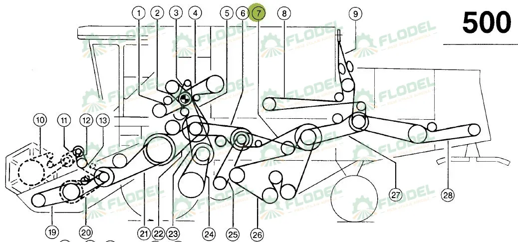 Curea Gates 603336 3900x20mm